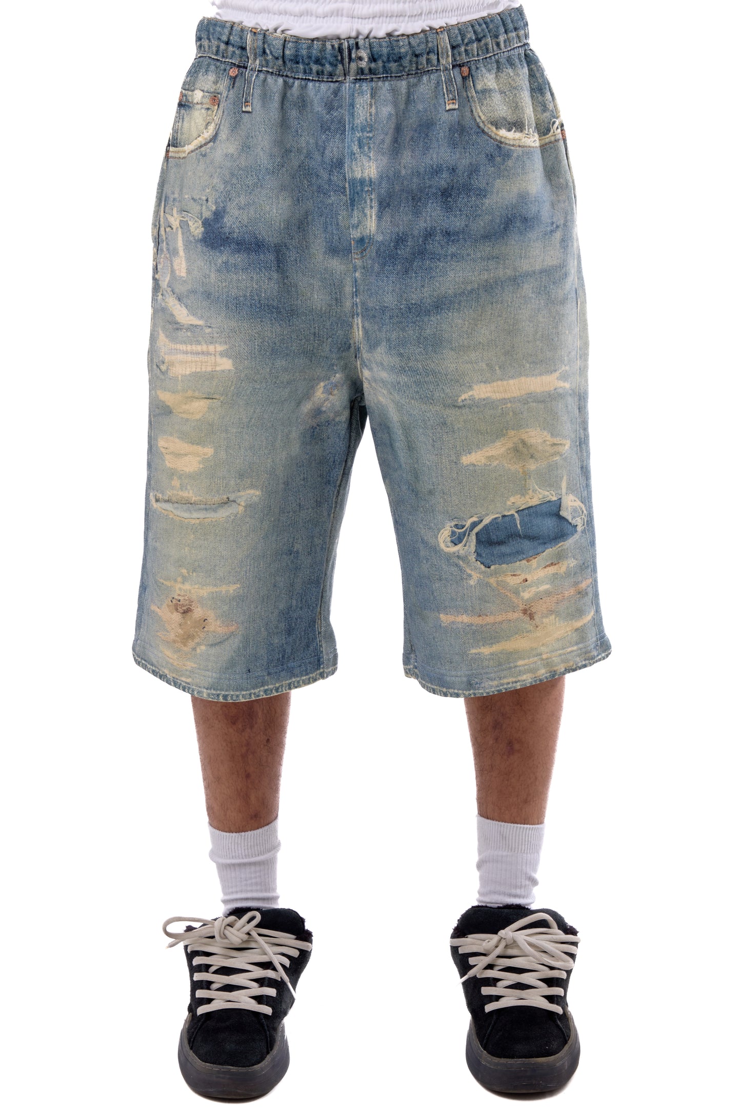 SWEATSHORT - ILLUSION JEANS - BLUE