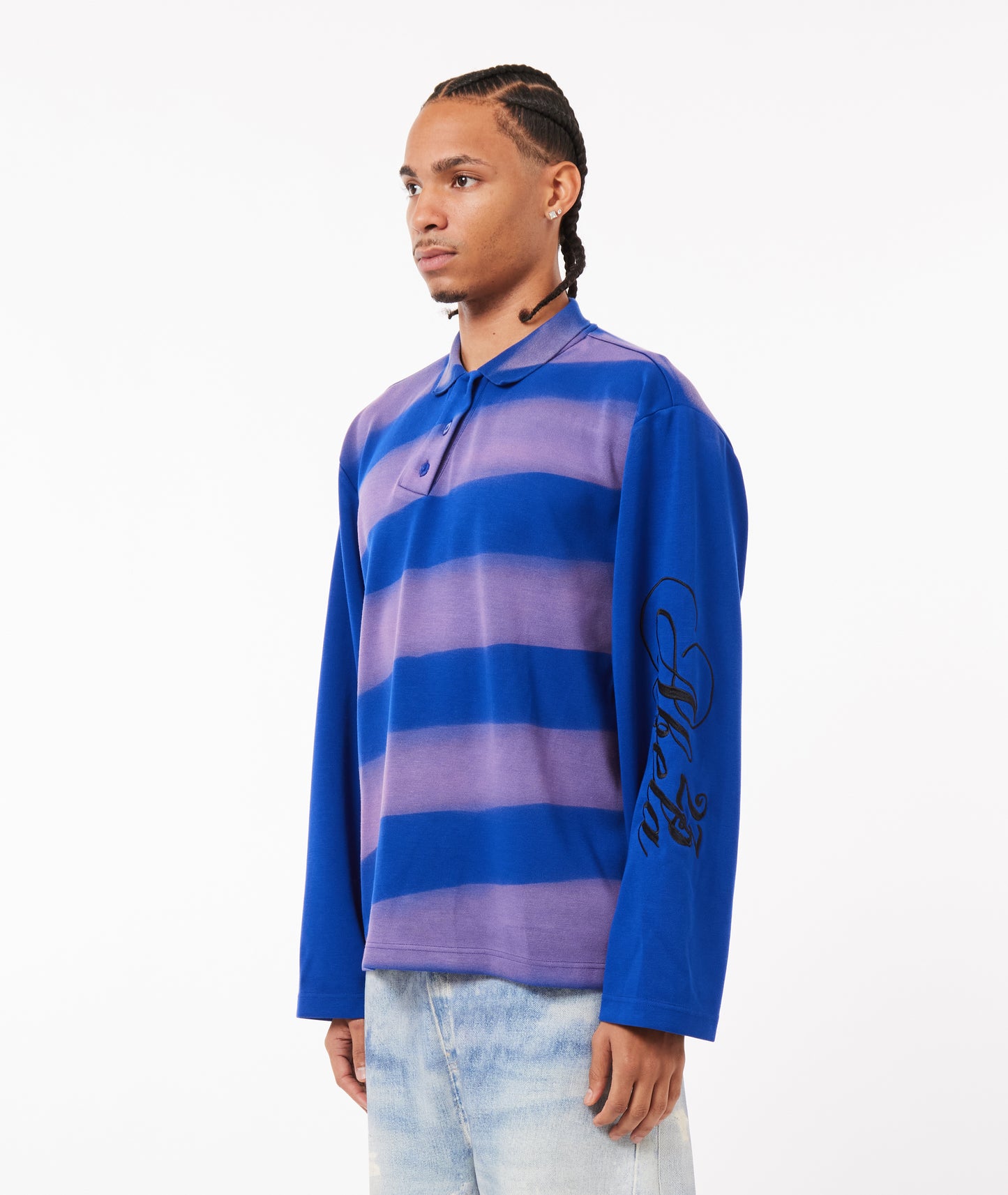 BLUE STRIPPED POLO SHIRT