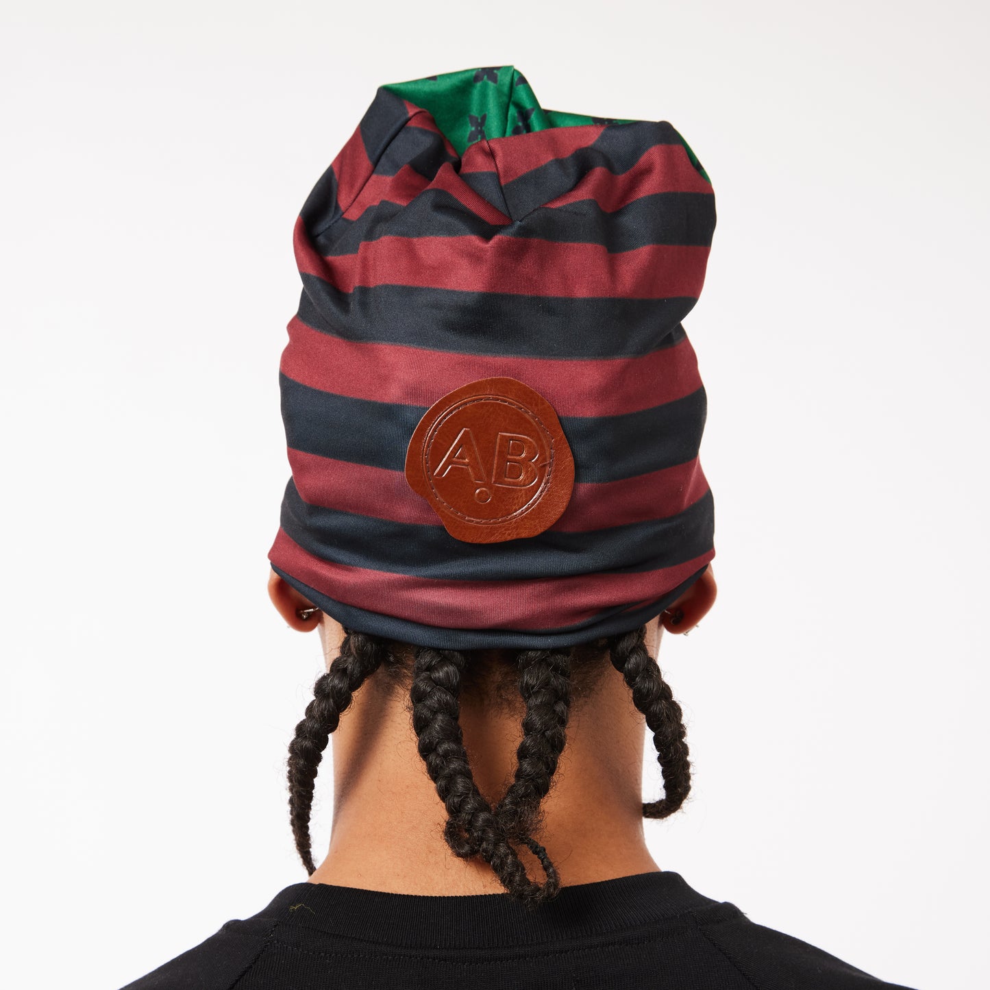 BIG SKULL BEANIE - PANAFRICAN FLAG