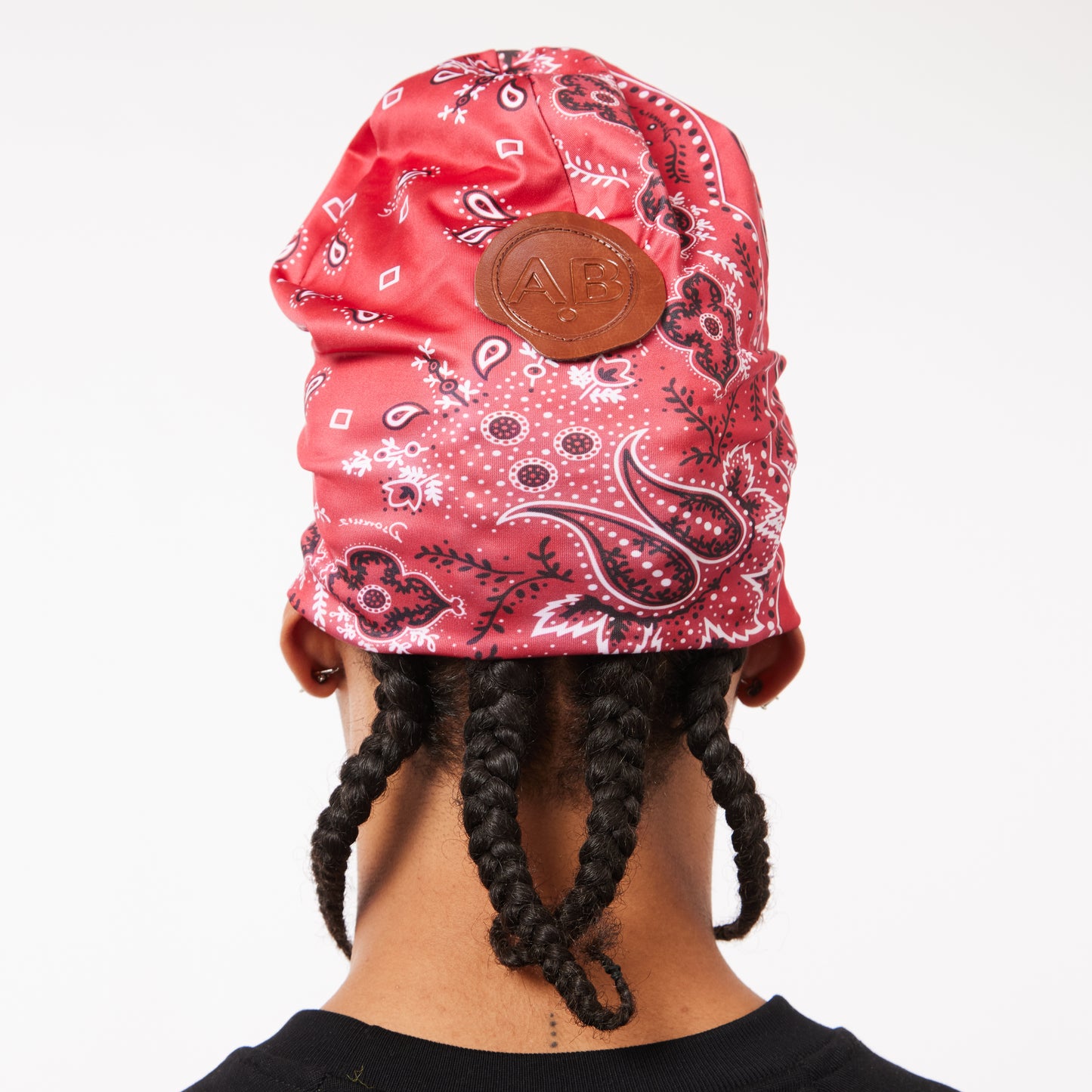 BIG SKULL BEANIE - RED BANDANA