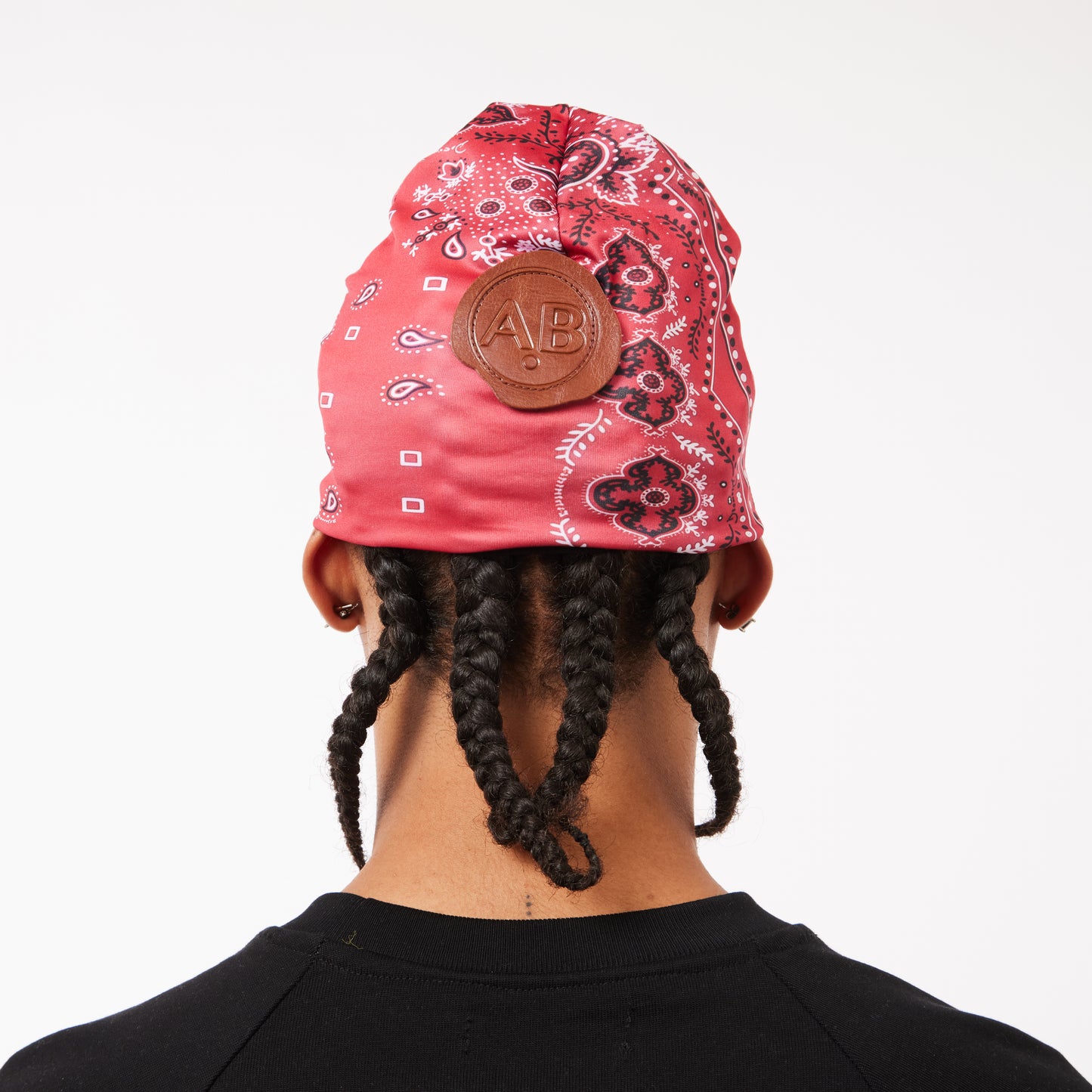 SKULL BEANIE - RED BANDANA