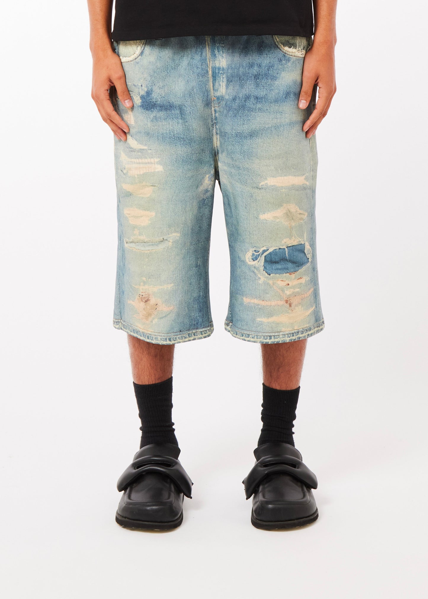 SWEATSHORT - ILLUSION JEANS - BLUE