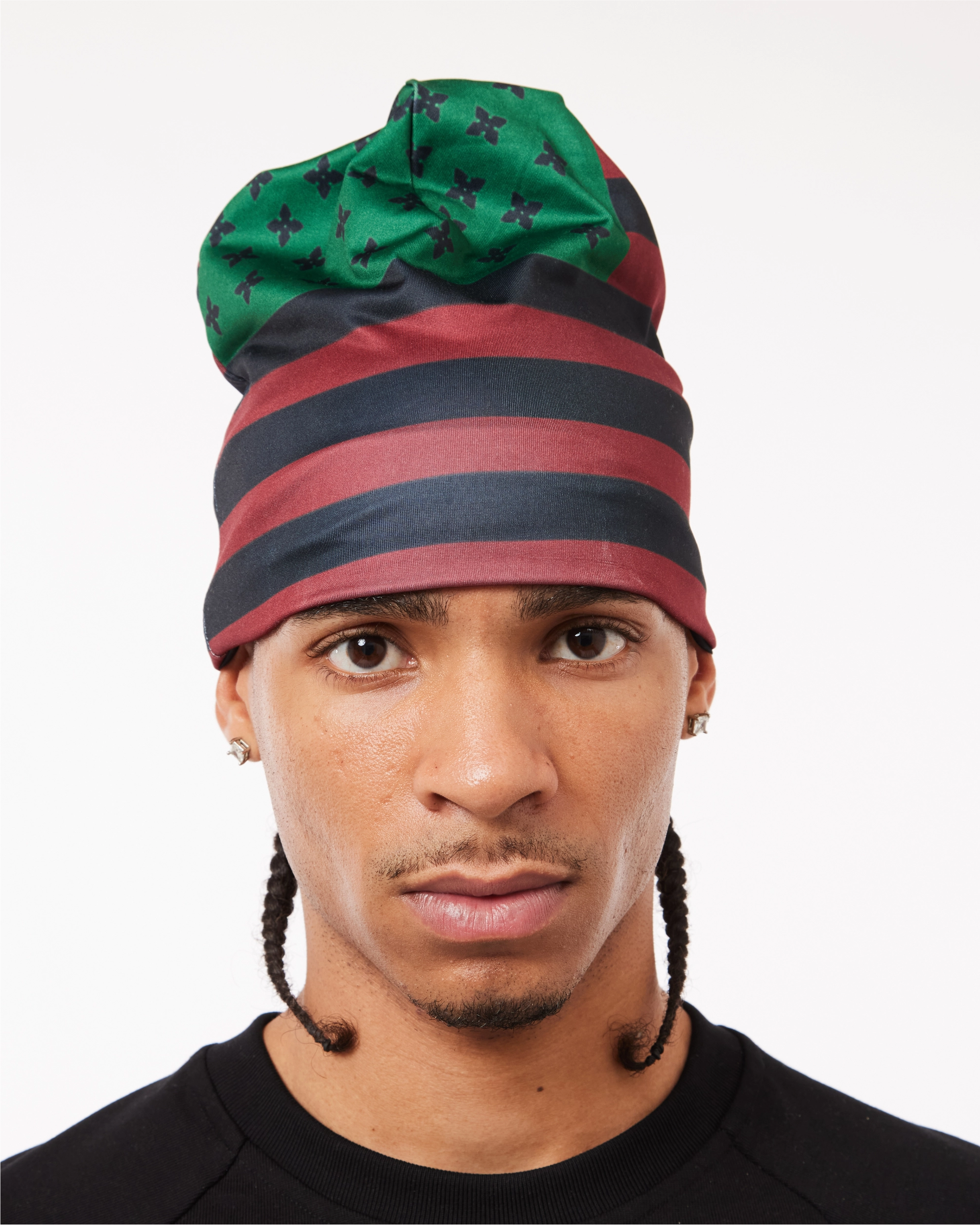BIG SKULL BEANIE - PANAFRICAN FLAG