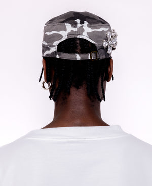 EMBELLISHMENT CAP - GREY CAMO