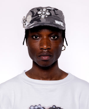 EMBELLISHMENT CAP - GREY CAMO