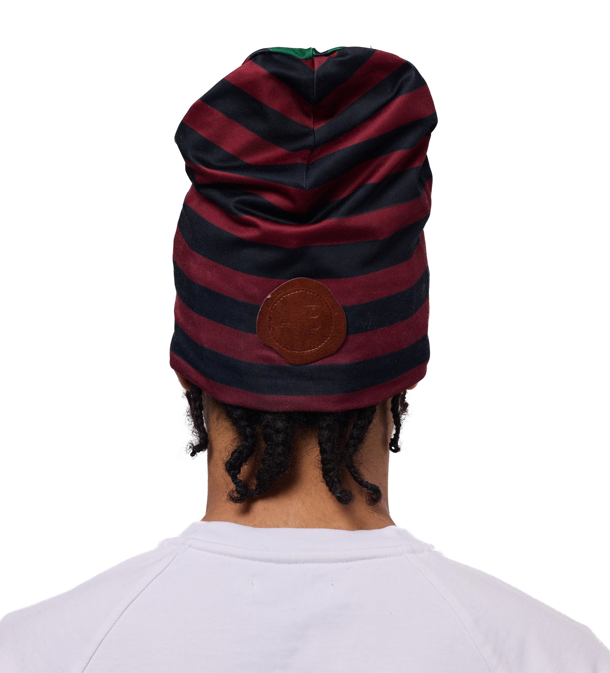 BIG SKULL BEANIE - PANAFRICAN FLAG