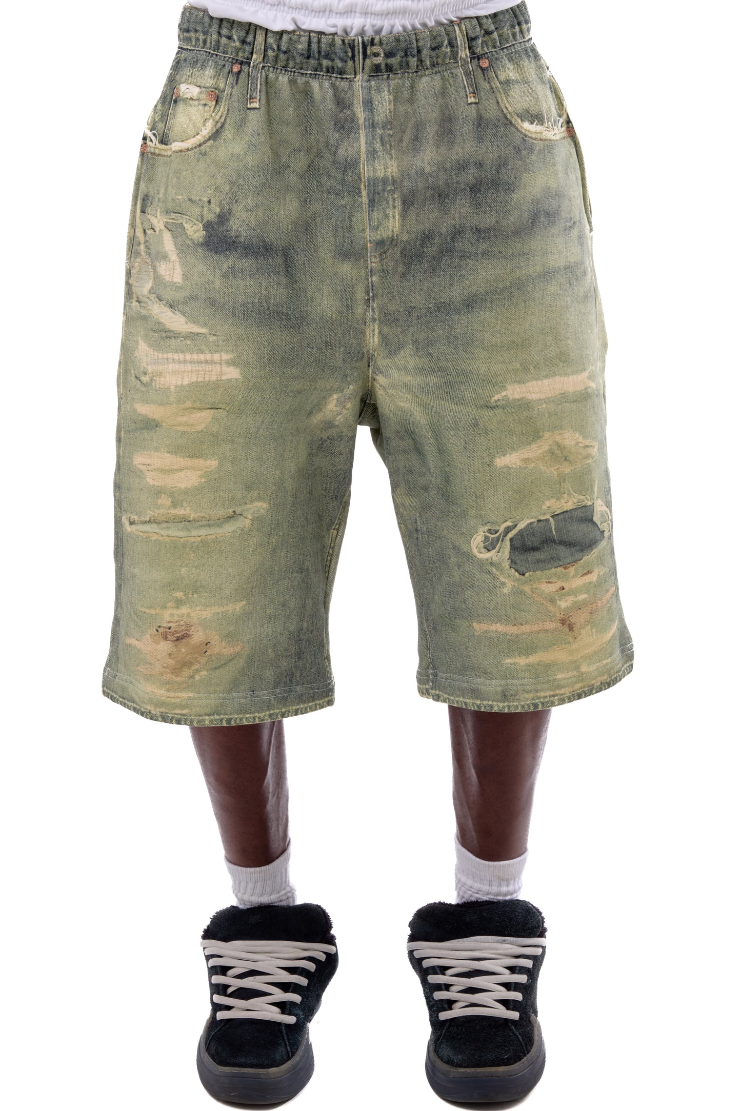 SWEATSHORT - ILLUSION JEANS - ACID