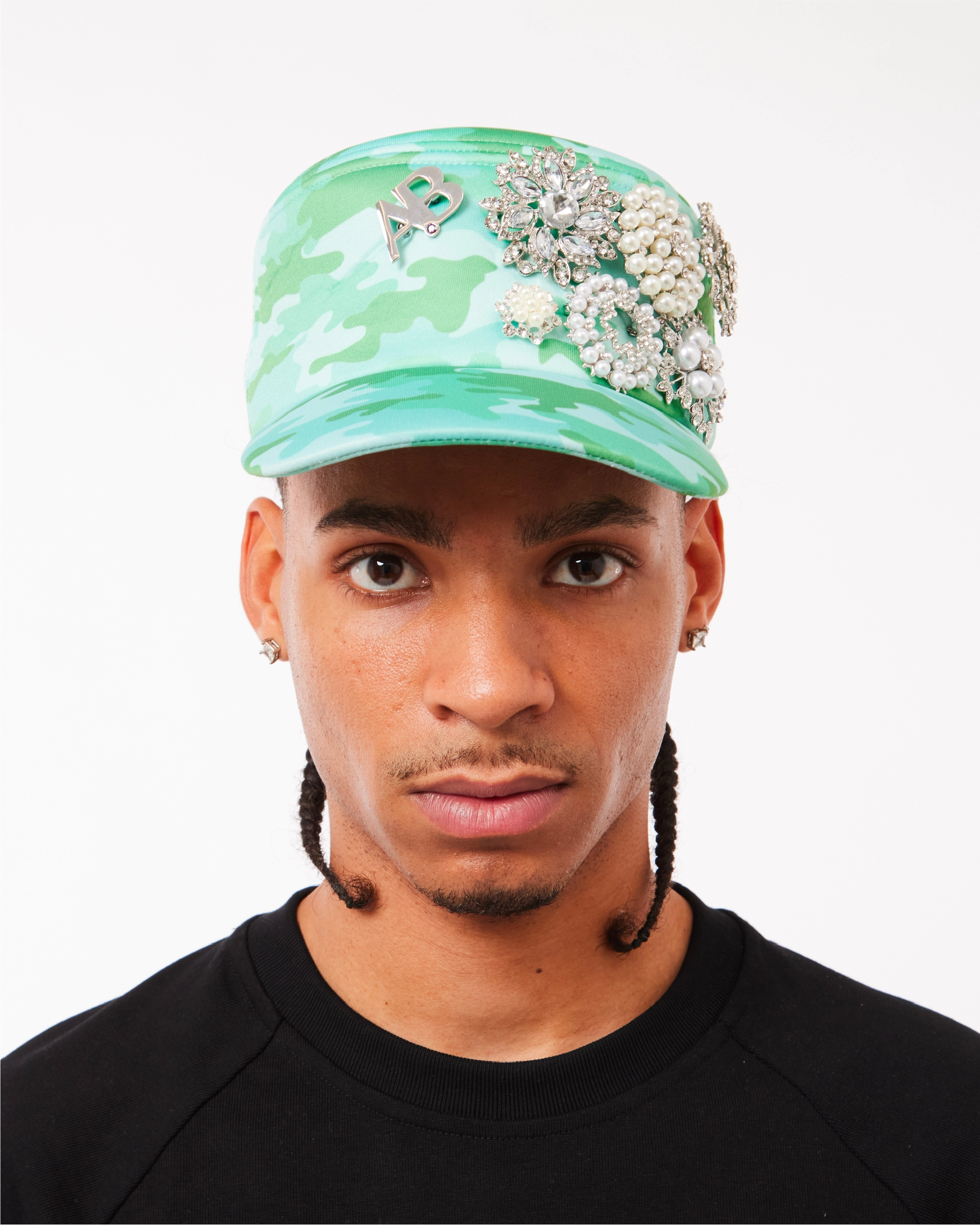 95 EMBELLISHMENT CAP - GREEN