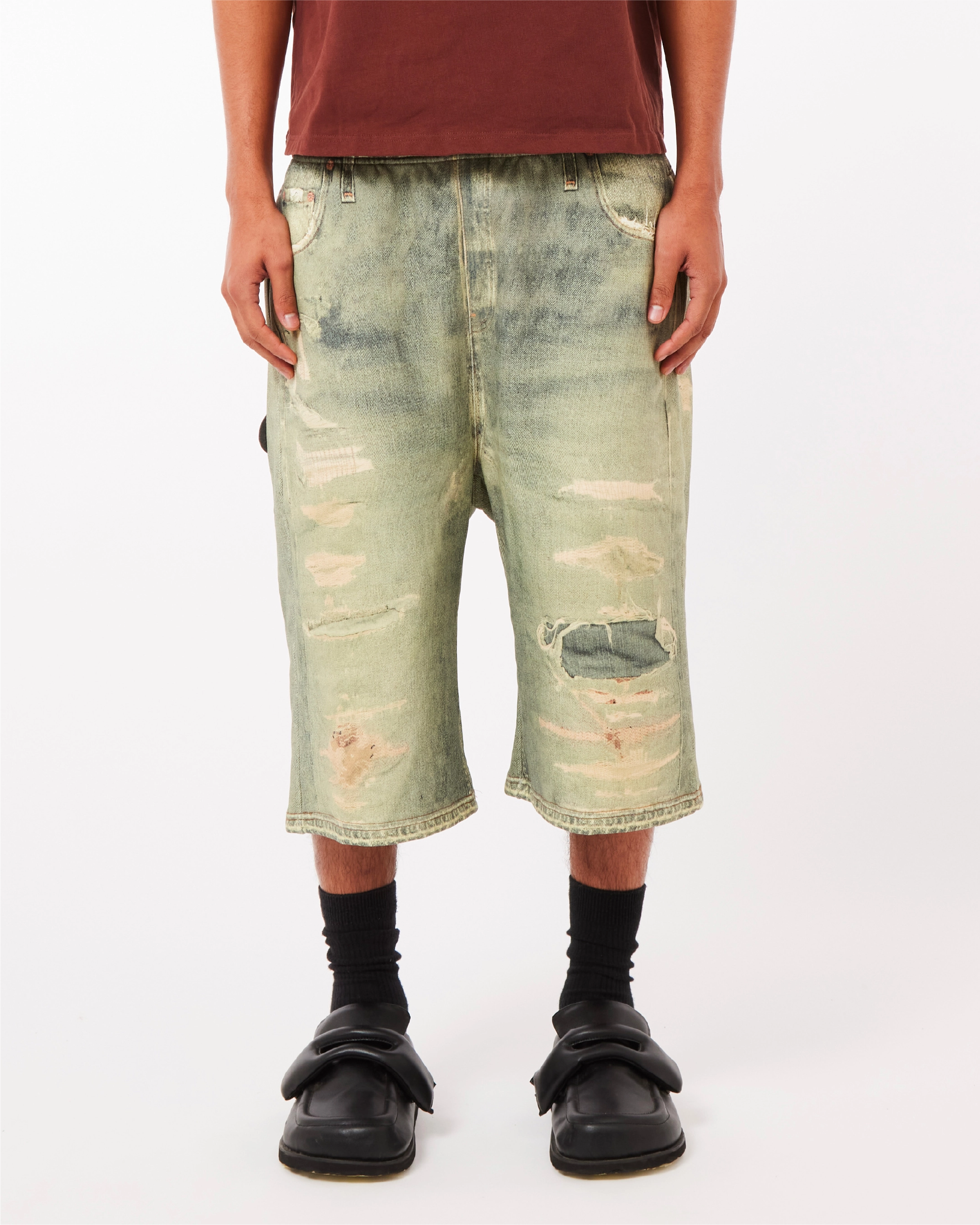 SWEATSHORT - ILLUSION JEANS - ACID