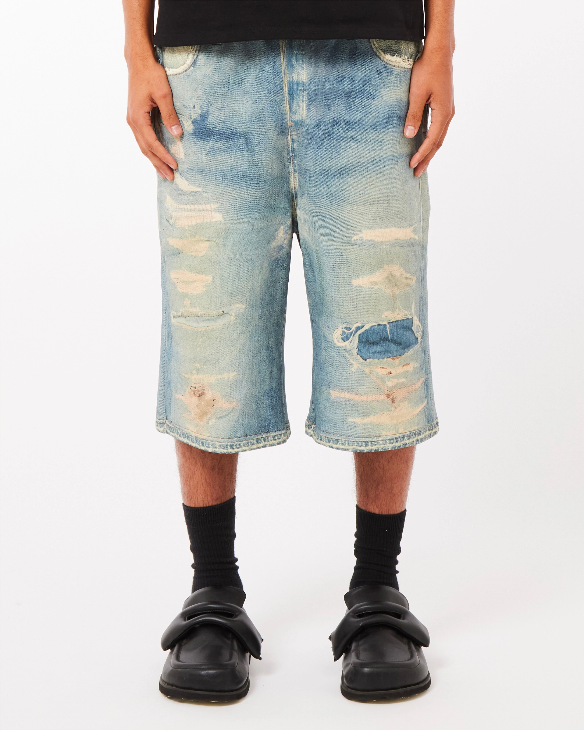 SWEATSHORT - ILLUSION JEANS - BLUE