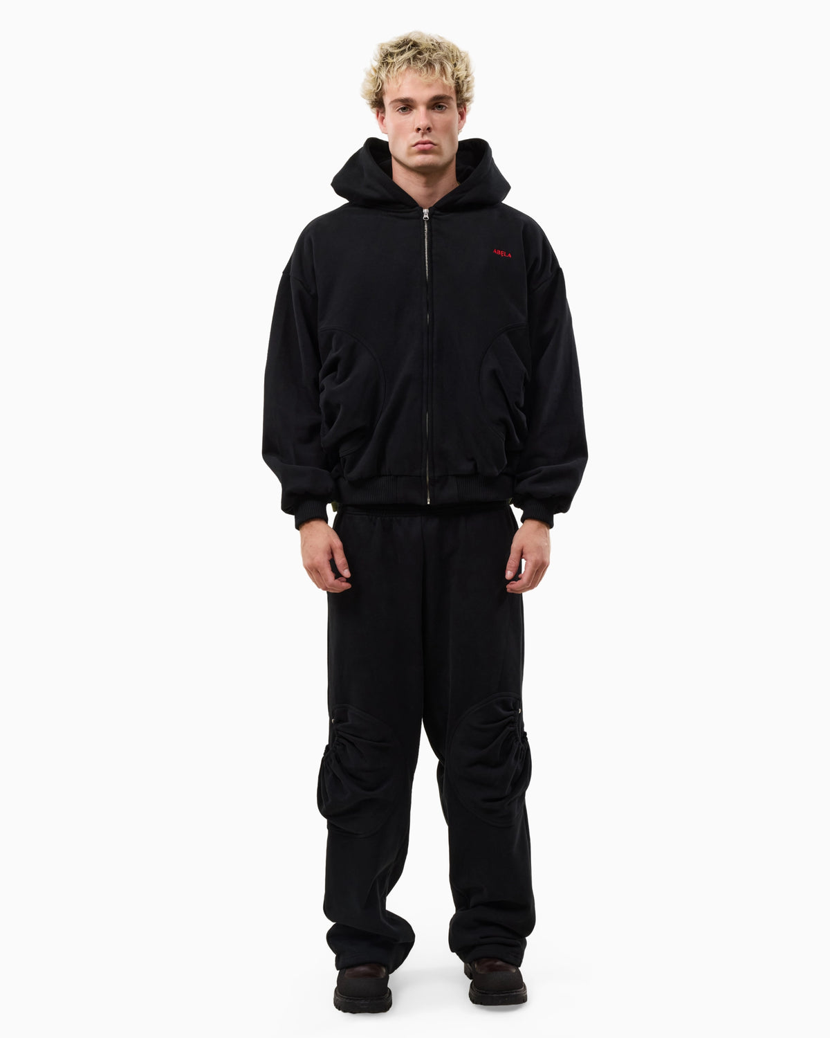 SWEATPANT - MY HEART - BLACK
