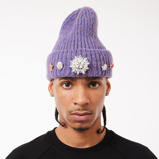 EMBELLISHMENT BEANIE