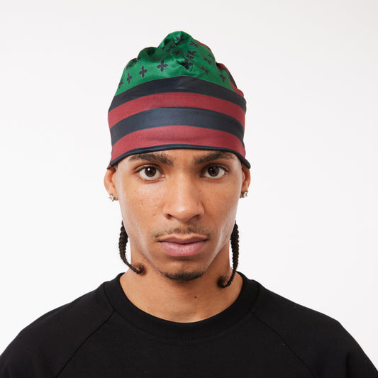 SKULL BEANIE - PANAFRICAN FLAG
