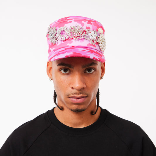 95 EMBELLISHMENT CAP - PINK