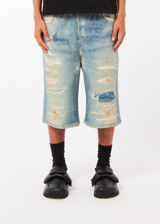 SWEATSHORT - ILLUSION JEANS - BLUE