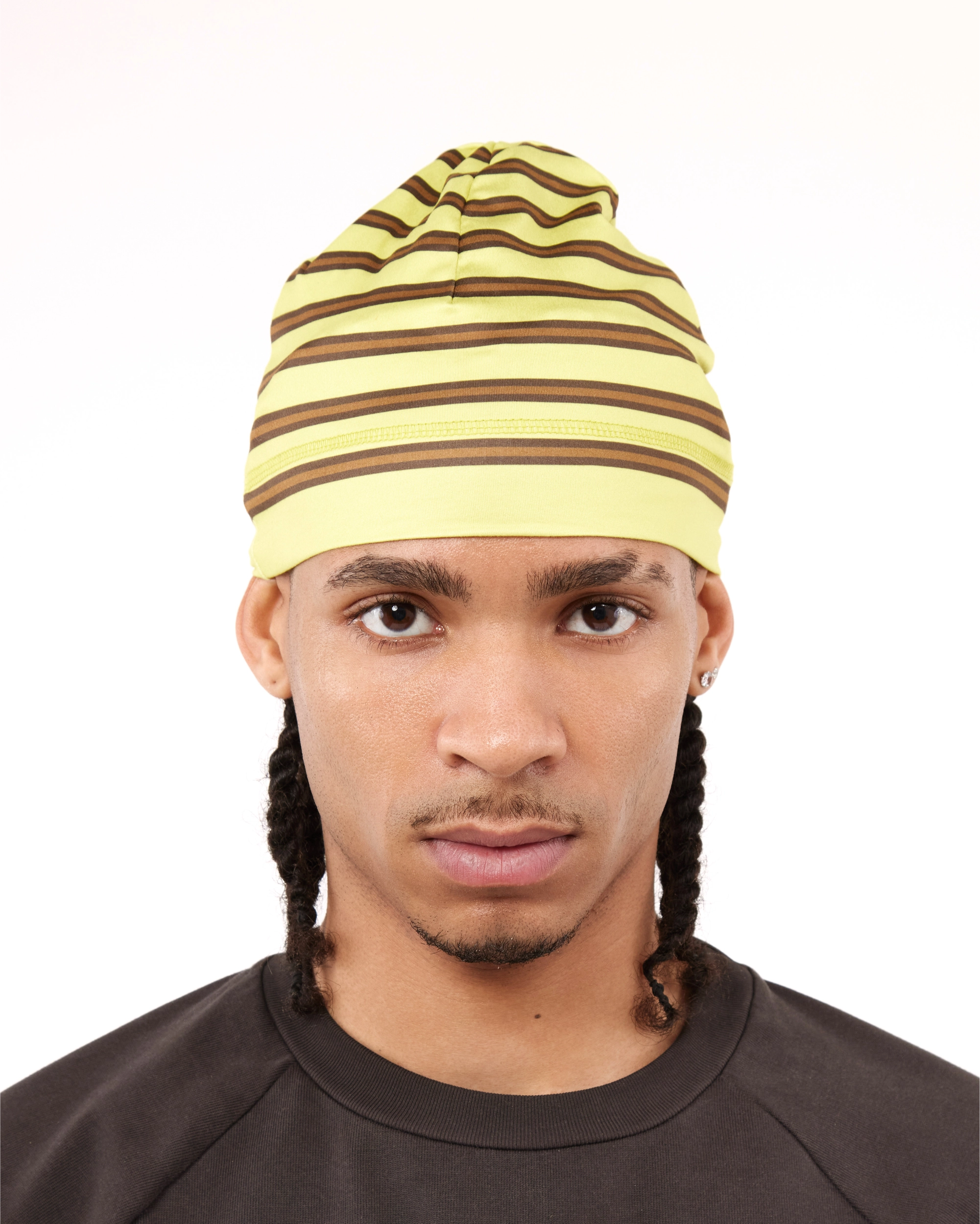 SKULL BEANIE - YB STRIPPED