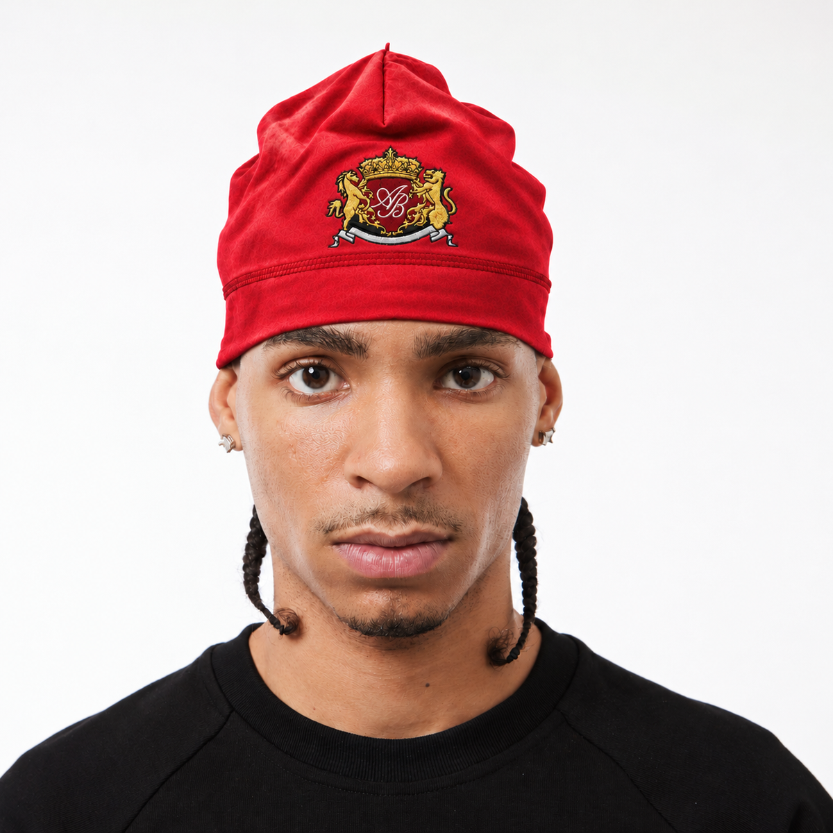 SKULL BEANIE - B RED