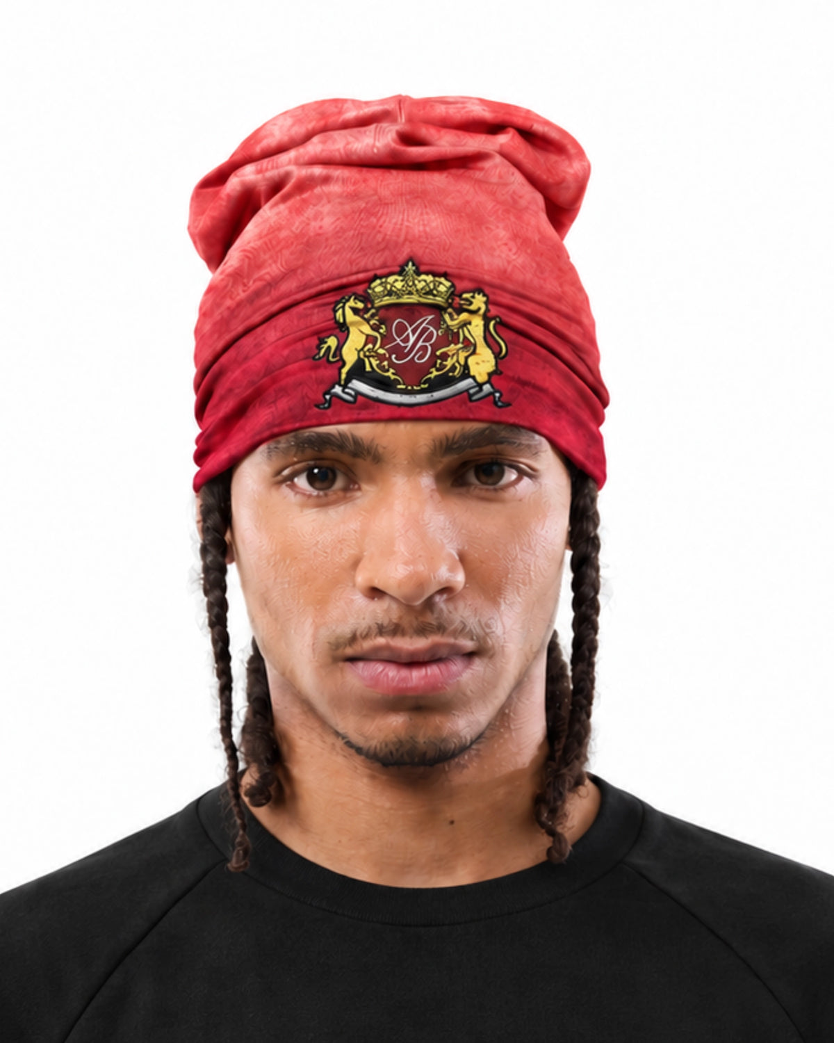 BIG SKULL BEANIE - B ROUGE